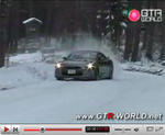 Nissan GT R on Snow Video