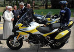 Pope Gets Two Ducati Multistrada Bikes