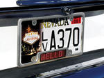 Programmable license plate