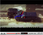Renault Modus vs. Volvo 940 crash test