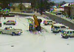 Video: Snow Plow Parking Deck Fail