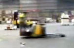 Video: Spinning Forklift Showoff Fail