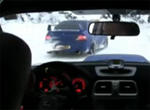 Video: Subaru Impreza STI vs Mitsubishi Evo VIII in the snow