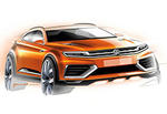 Volkswagen CrossBlue Concept Previews Tiguan Coupe