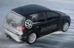 Volkswagen Golf R32 ice drifting video