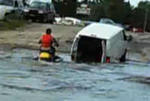 Video: Van Sinks Trying To Pick Up Jet Ski