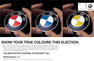 BMW Political Roundel Attachment Tag Photos