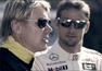 Jenson Button and Mika Hakkinen Johnny Walker Commercial Photos