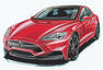 Larte Builds Custom Tesla Model S Bodykit From Volcanic Rock Photos