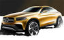 Mercedes GLC Coupe Sketch Released Photos