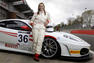 Vicki at Ferrari F430 Challenge Photos