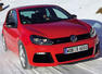 Volkswagen Golf R in red Photos