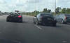 2011 Bullrun: Audi R8 Crashes Ice T Mercedes SL55 AMG Live