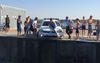 Danish Police Lets Kids Use Patrol Car As A Water Slide