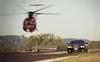 Dodge Challenger SRT8 vs Helicopter