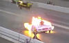 Driver Keeps Cool After Funny Car Explodes