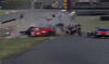 Ferrari 458 Italia GT3 Crashes. Shatters Into A Million Pieces