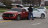 Ford Mustang Tries To Show Off. Crashes