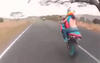 Girl on Yamaha R1 Does Impressive Stunts