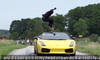 Guy Jumps Over Speeding Lamborghini Gallardo