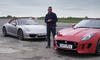 Jaguar F Type vs 2012 Porsche 911 Carrera 4S