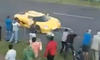 Koenigsegg CCR Crashes Into Crowd