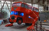 London Double Decker Bus Does Push Ups