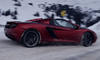 McLaren 12C Spider vs Snowboarder