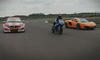 McLaren MP4 12C vs Honda Civic BTCC vs Honda Fireblade