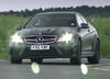 Mercedes C63 AMG Coupe Black On The Track