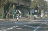Police Motorcyclist vs Speed Bump