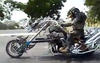Predator Spotted Riding a Bike