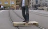 New Public Transportation Idea Uses Tram Rails and Pallets