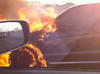 Range Rover Evoque On Fire