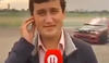 Reporter Hit By Drifter During Broadcast