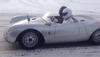 Stig and Darth Vader Ride a Porsche 550 Spyder in the Snow