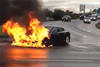 Tesla Model S On Fire