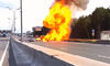 Truck Full Of Gas Cylinders Crashes On The Highway