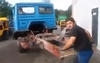 Truck Gets 2 Wheels And 2 Legs Drive