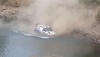 WRC Rally Car Barrel Rolls Into A Lake