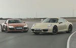 2013 Audi R8 vs 2012 Porsche 911 Carrera 4S
