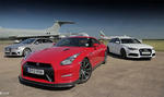 2014 Audi RS6 vs Audi RS4 vs Nissan GT R