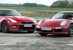 2014 Porsche 911 Turbo S vs Nissan GT R