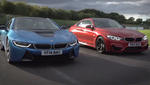 BMW i8 vs BMW M4: Track Race