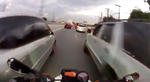 Only in Brazil: Bike Riding During Rush Hour