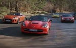 Chevrolet Corvette Stingray vs Audi R8 vs Porsche 911 vs Jaguar F Type