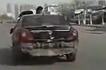 Chinese Police Officer Goes Hollywood Stuntman On Traffic Violator