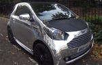 Chrome Aston Martin Cygnet