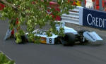 Crane Drops McLaren M23 On The Track In Monaco