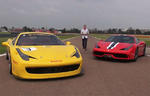Ferrari 458 Challenge Evoluzione vs 458 Speciale
